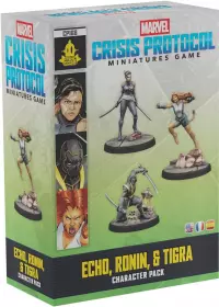 Ilustracja Marvel: Crisis Protocol - Echo, Ronin & Tigra - Character Pack